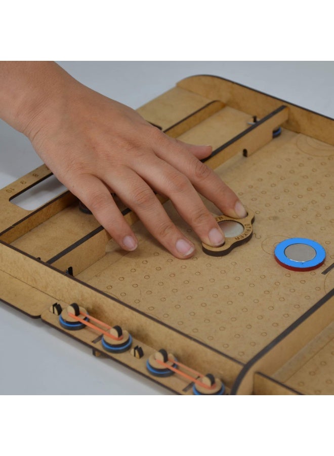 سمارتيفيتي لعبة هوكي مغناطيسية من سمارتيفيتي، لعبة تعليمية وتفاعلية للأطفال من 8 إلى 14 عامًا، هدية مثالية للأولاد والبنات، صنع في الهند - Image 5